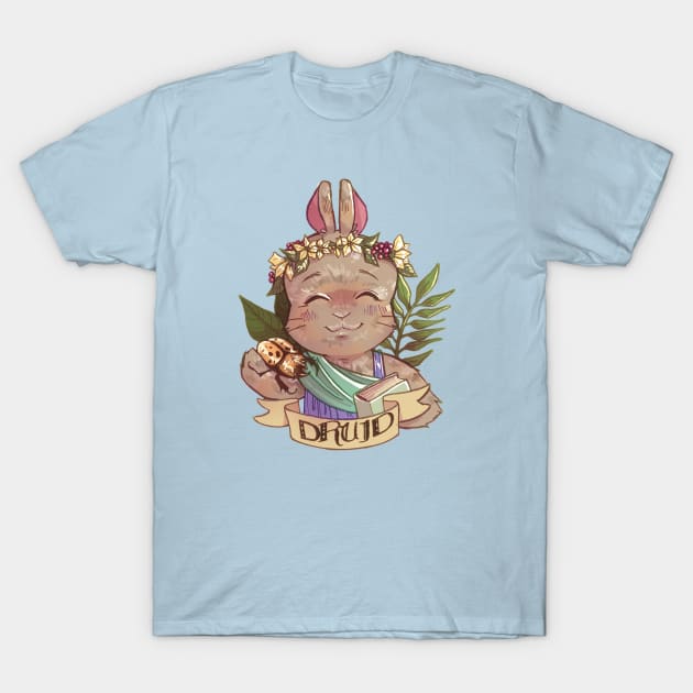 Druid - TTRPG Buns Series T-Shirt by ShoonaBee